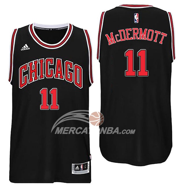 Maglia NBA McDermott Chicago Bulls Negro